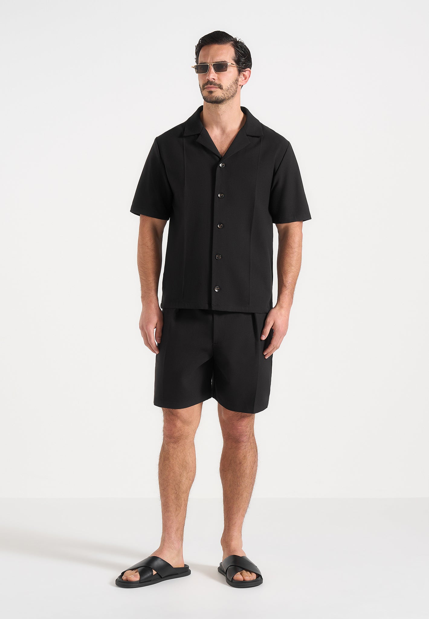 felix-tailored-shirt-with-crease-black