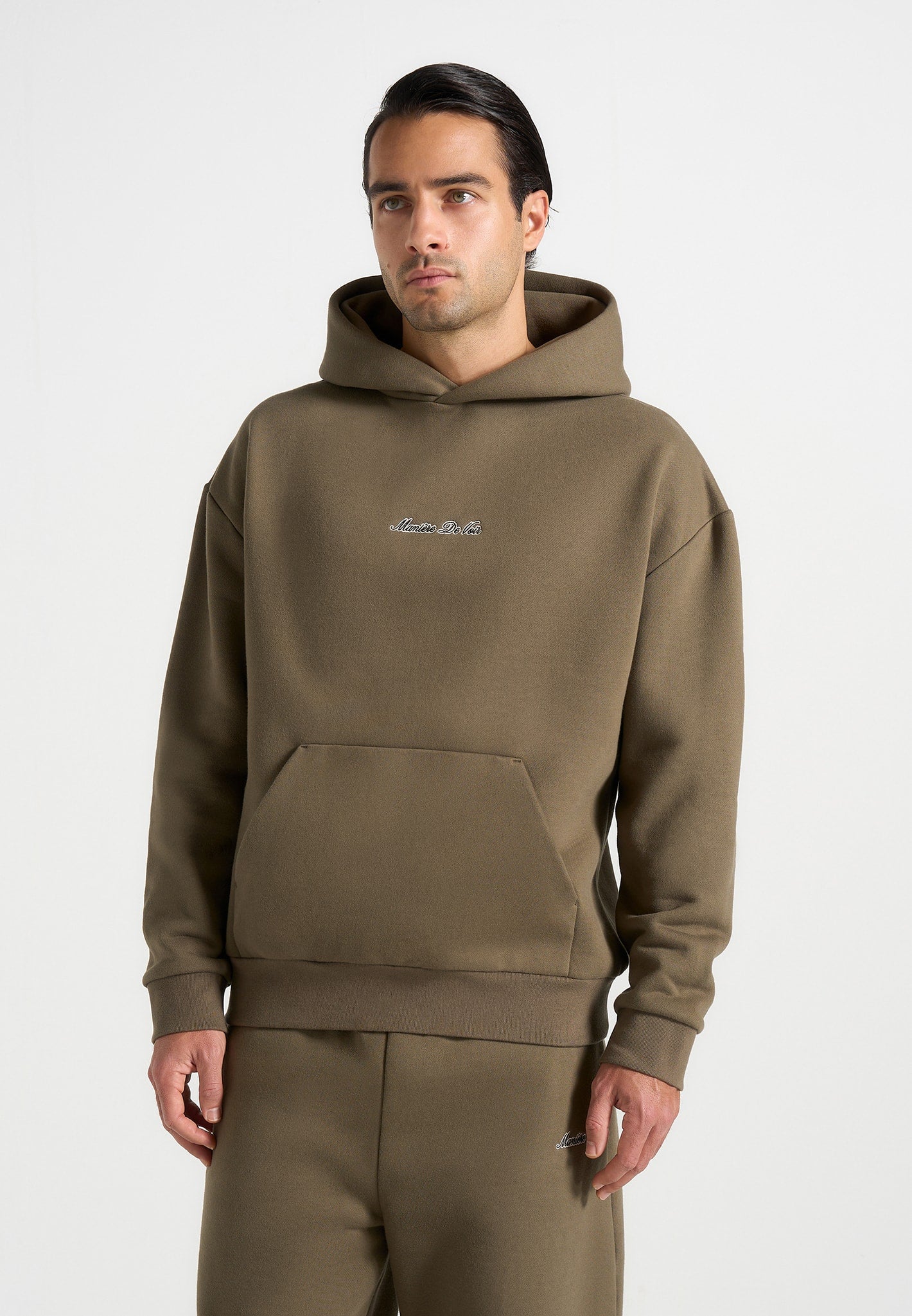 JS001 - Unisex Signature Relaxed Fit Hoodie - Olive