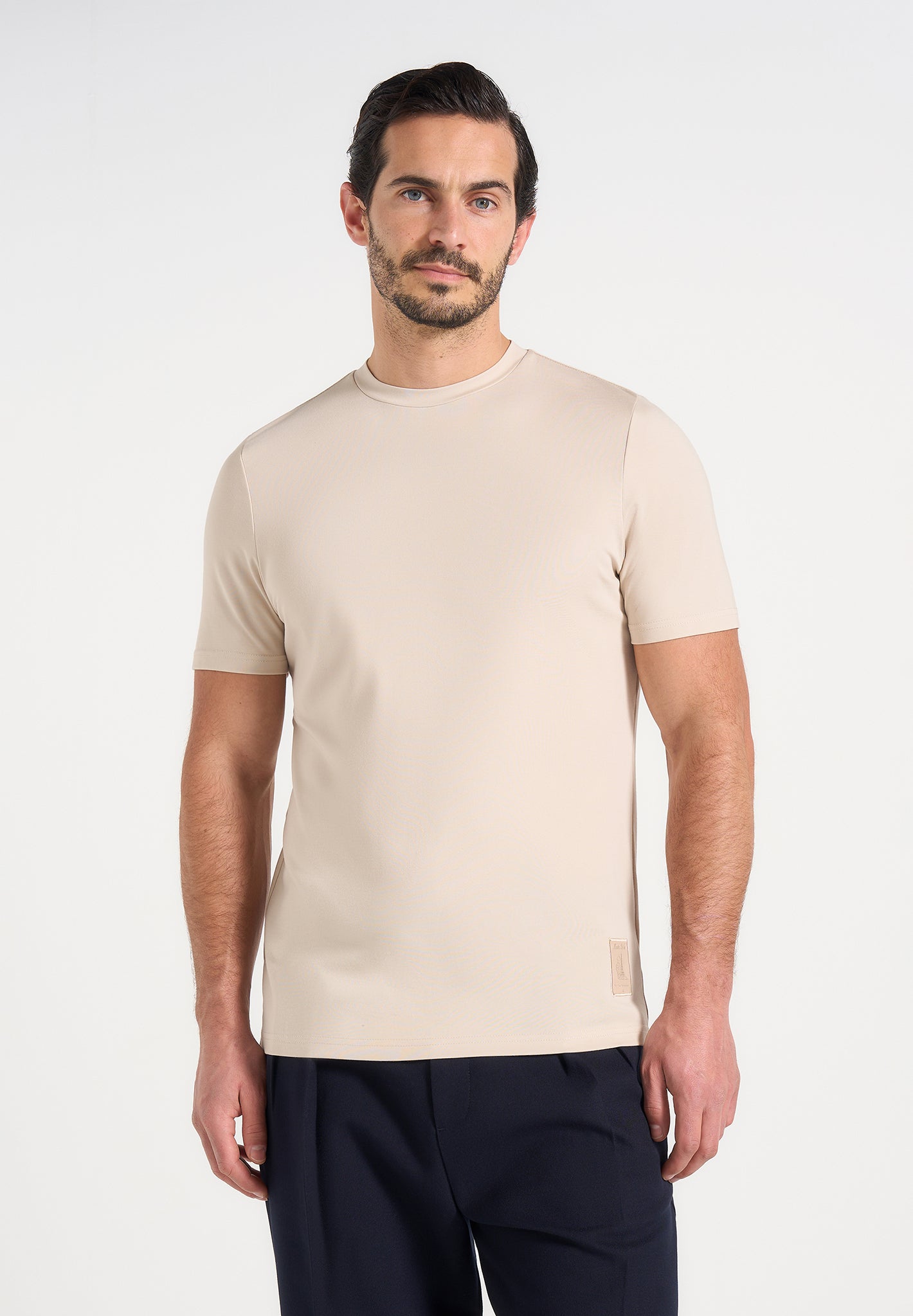 TS003 - Fitted Luxe T-Shirt - Cream 