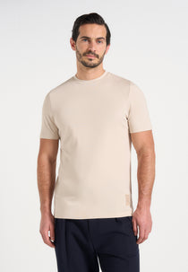 TS003 - Fitted Luxe T-Shirt - Cream