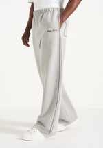 Morgan - Unisex Whipstitch Regular Joggers - Light Grey