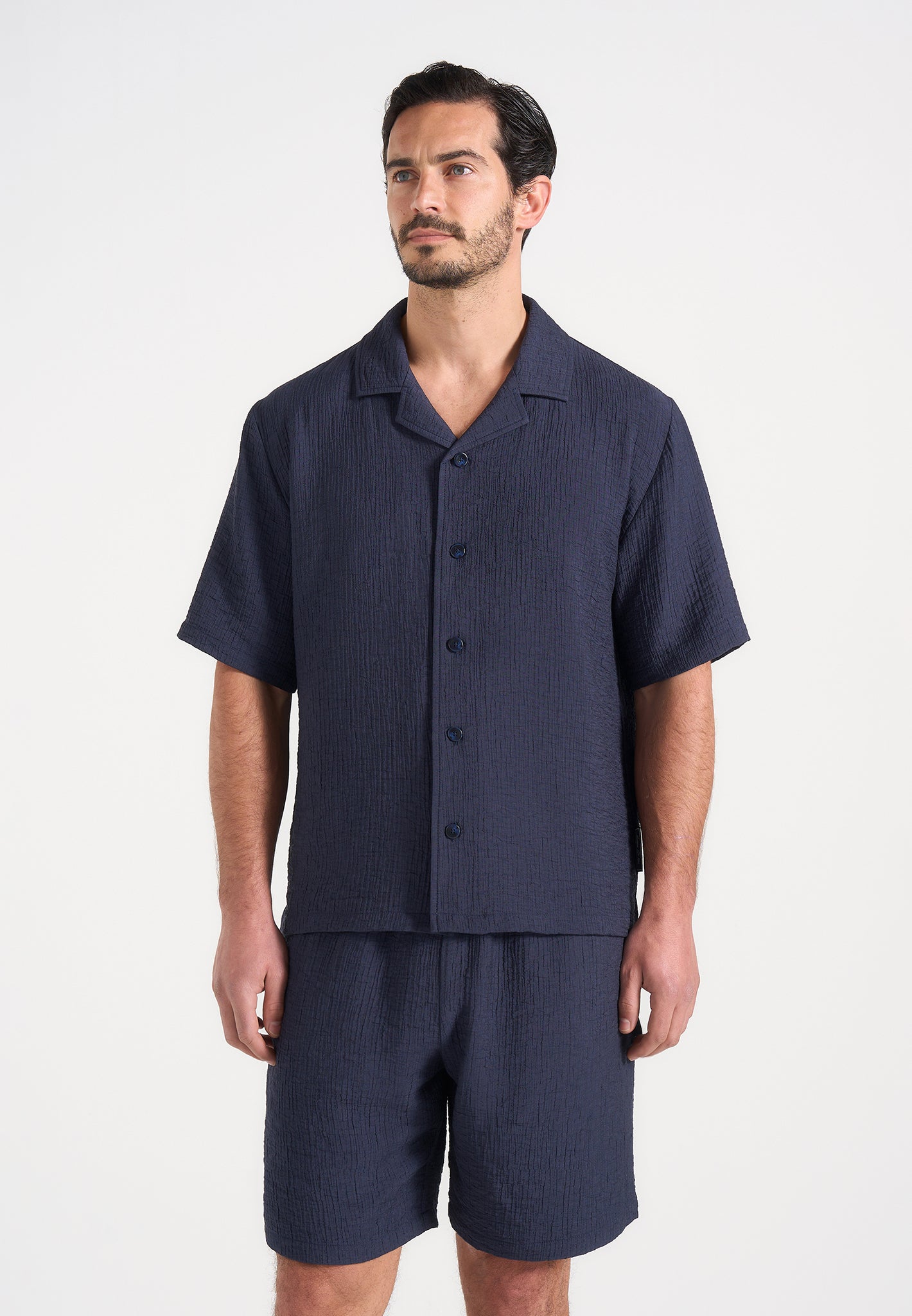 harley-unisex-textured-revere-shirt-navy
