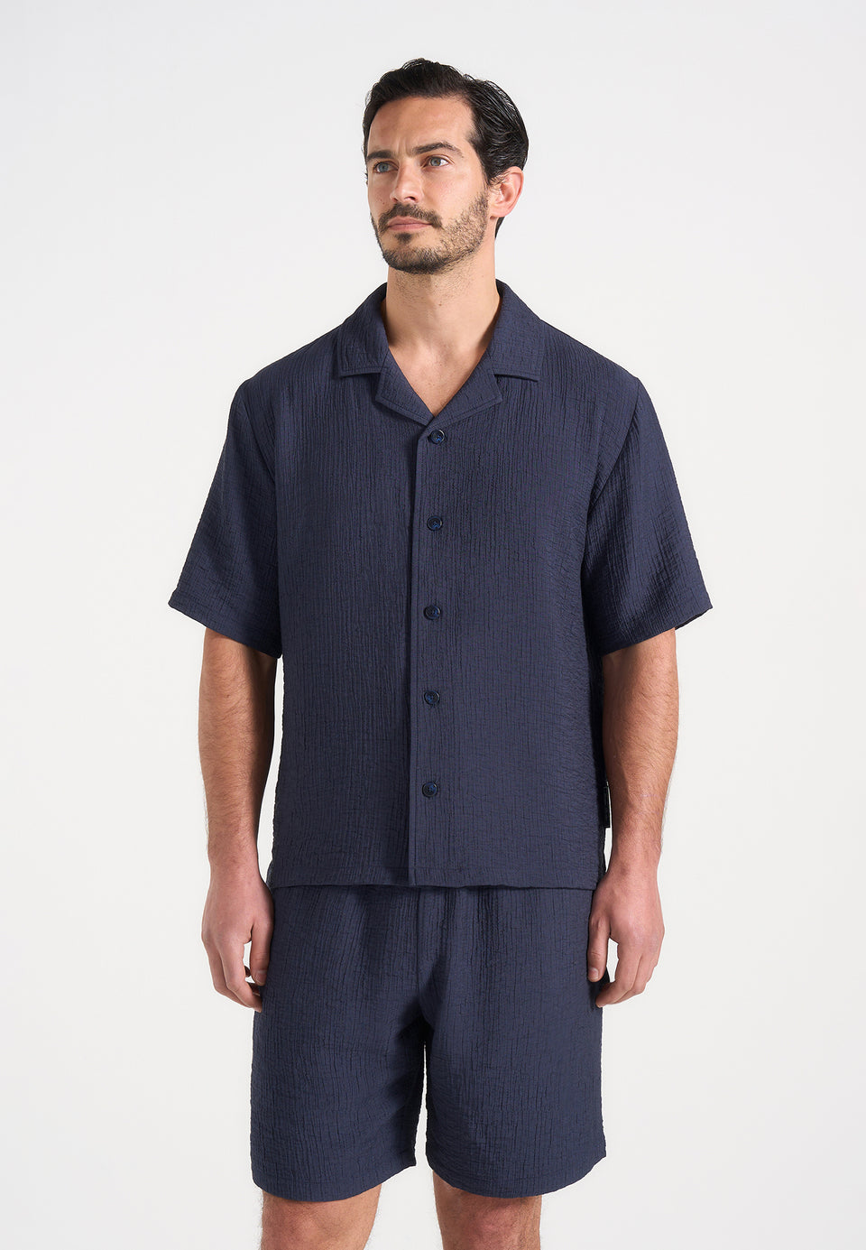 harley-unisex-textured-revere-shirt-navy