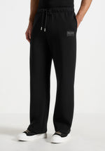 Avery - Unisex Neoprene Relaxed fit Joggers - Black