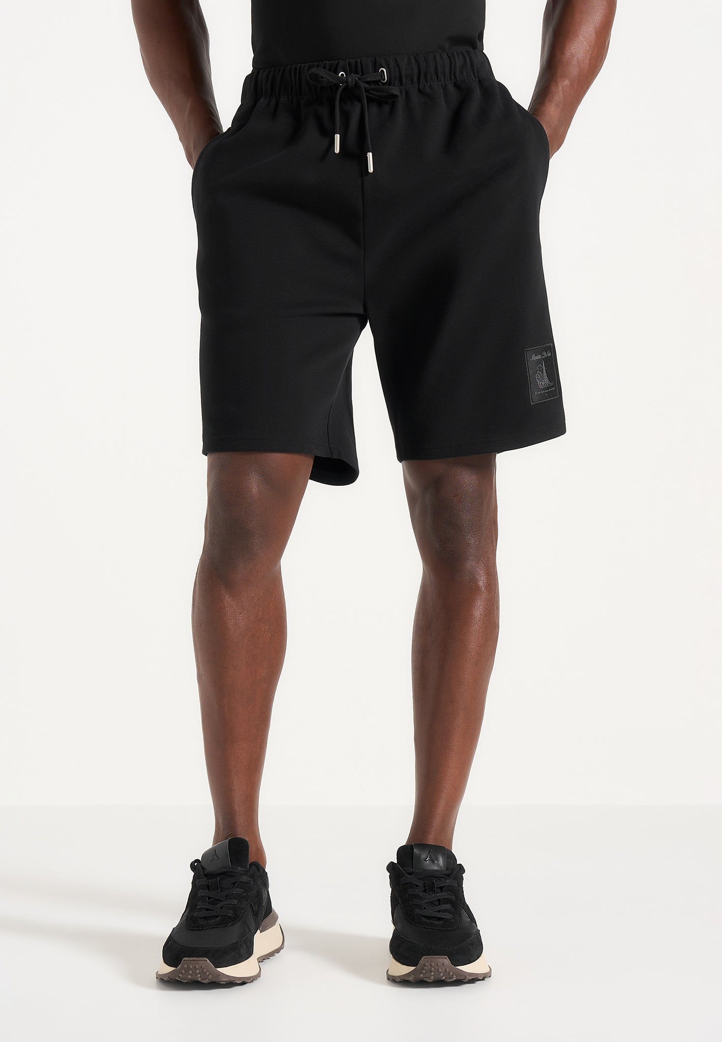 sh001-unisex-cotton-shorts-black