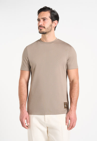 TS003 - Fitted Luxe T-Shirt - Mushroom