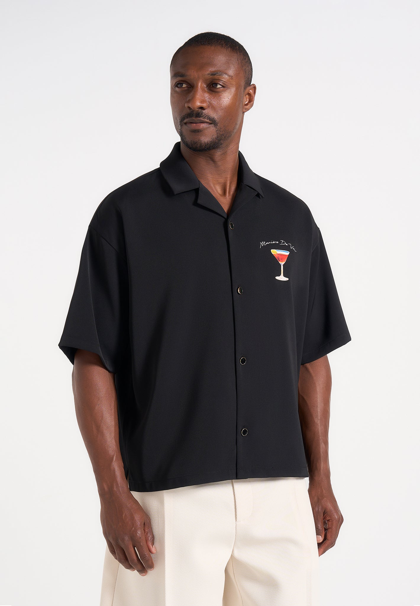 St. Barts - Relaxed Fit Shirt - Black 
