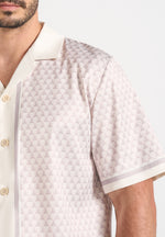 Idriss - Eiffel Monogram Resort Shirt - Cream