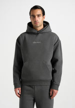 JS001 - Unisex Signature Relaxed Fit Hoodie - Charcoal Grey