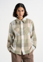 Rune - Unisex Check Overshirt - Sage