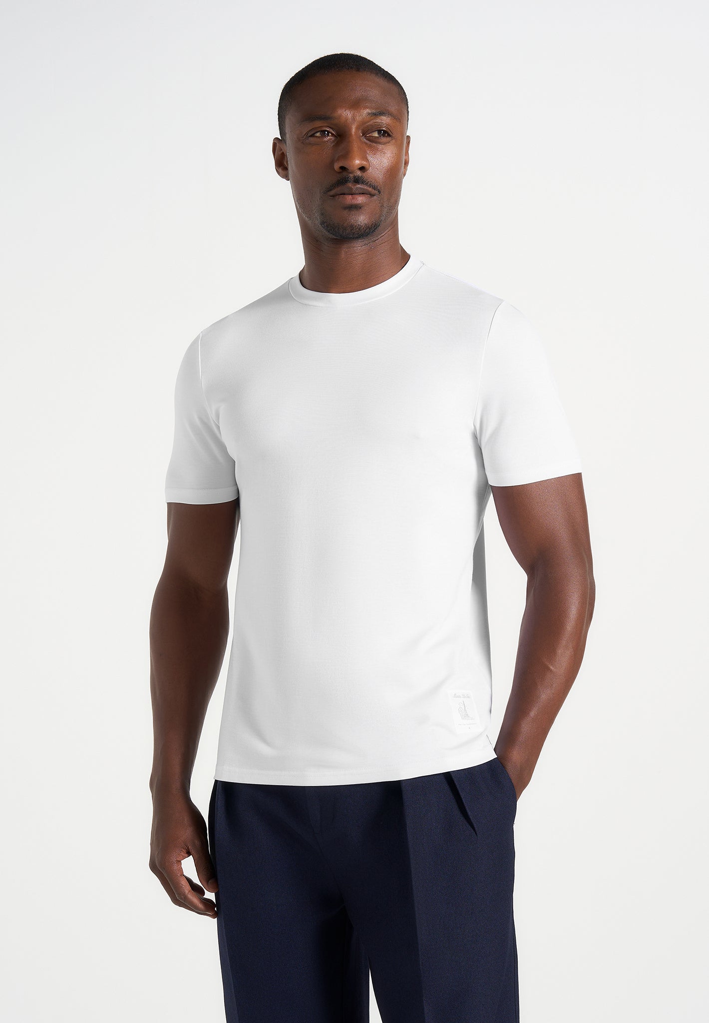 TS003 - Fitted Luxe T-Shirt - White 