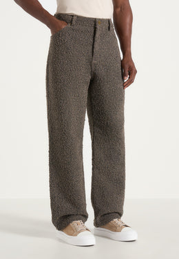 Arnault - Boucle Relaxed Fit Jeans - Brown