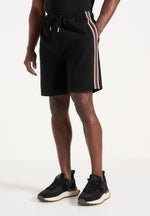 Taylor - Taped Cotton Shorts - Black