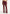 Sheer Belted Trousers - Wine Red