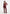 Sheer Belted Trousers - Wine Red