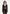 Sheer Shirt with Clasp - Black