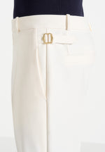 Joseph - Regular Fit Tailored Trousers - Off White