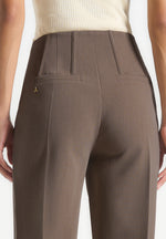 Rafaela - Corset Waist Tailored Trousers - Beige