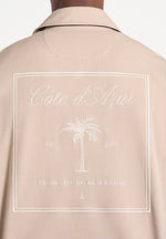 Alexis - Unisex Cote d'Azur Boxy Shirt - Beige