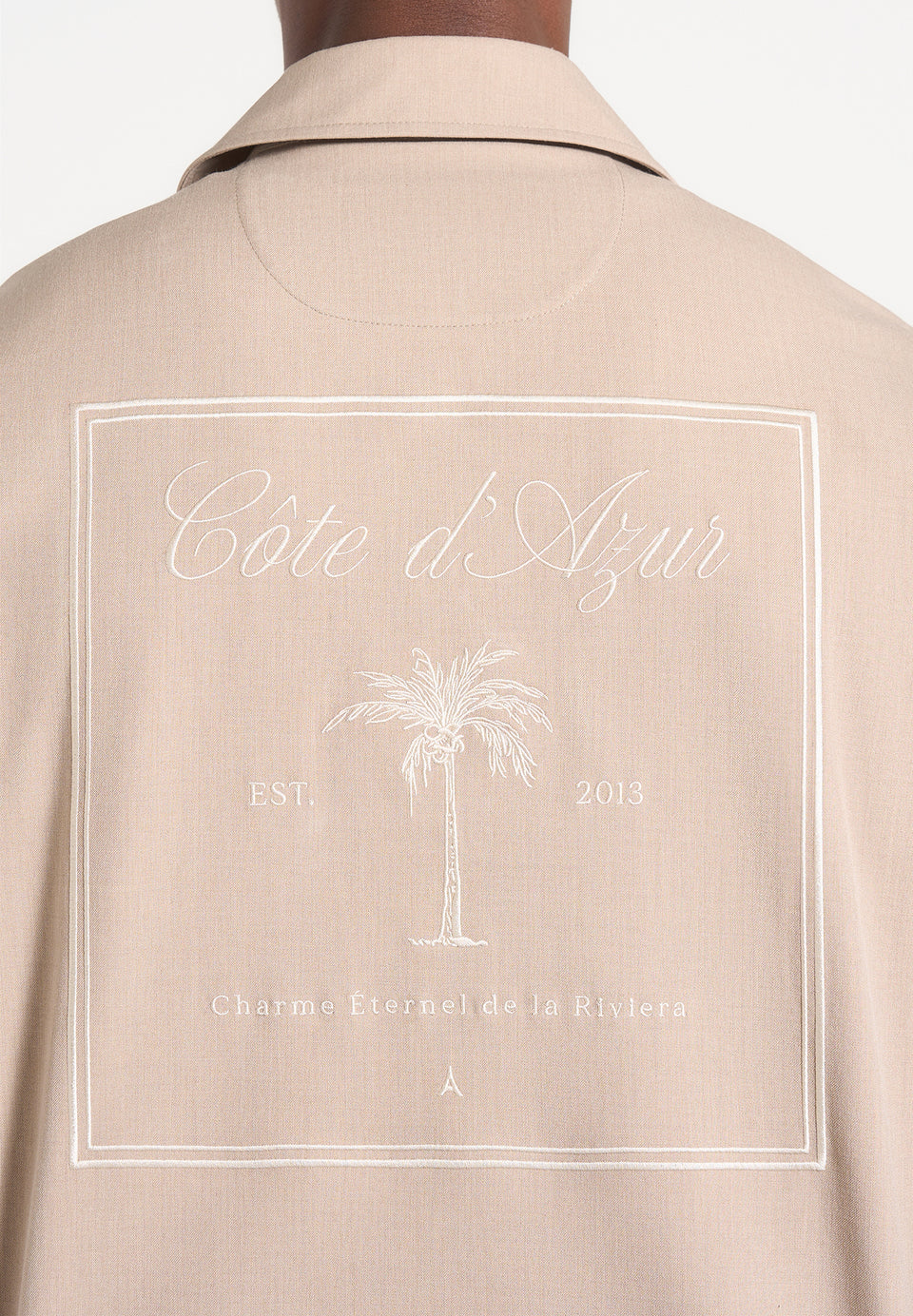alexis-unisex-cote-dazur-boxy-shirt-beige