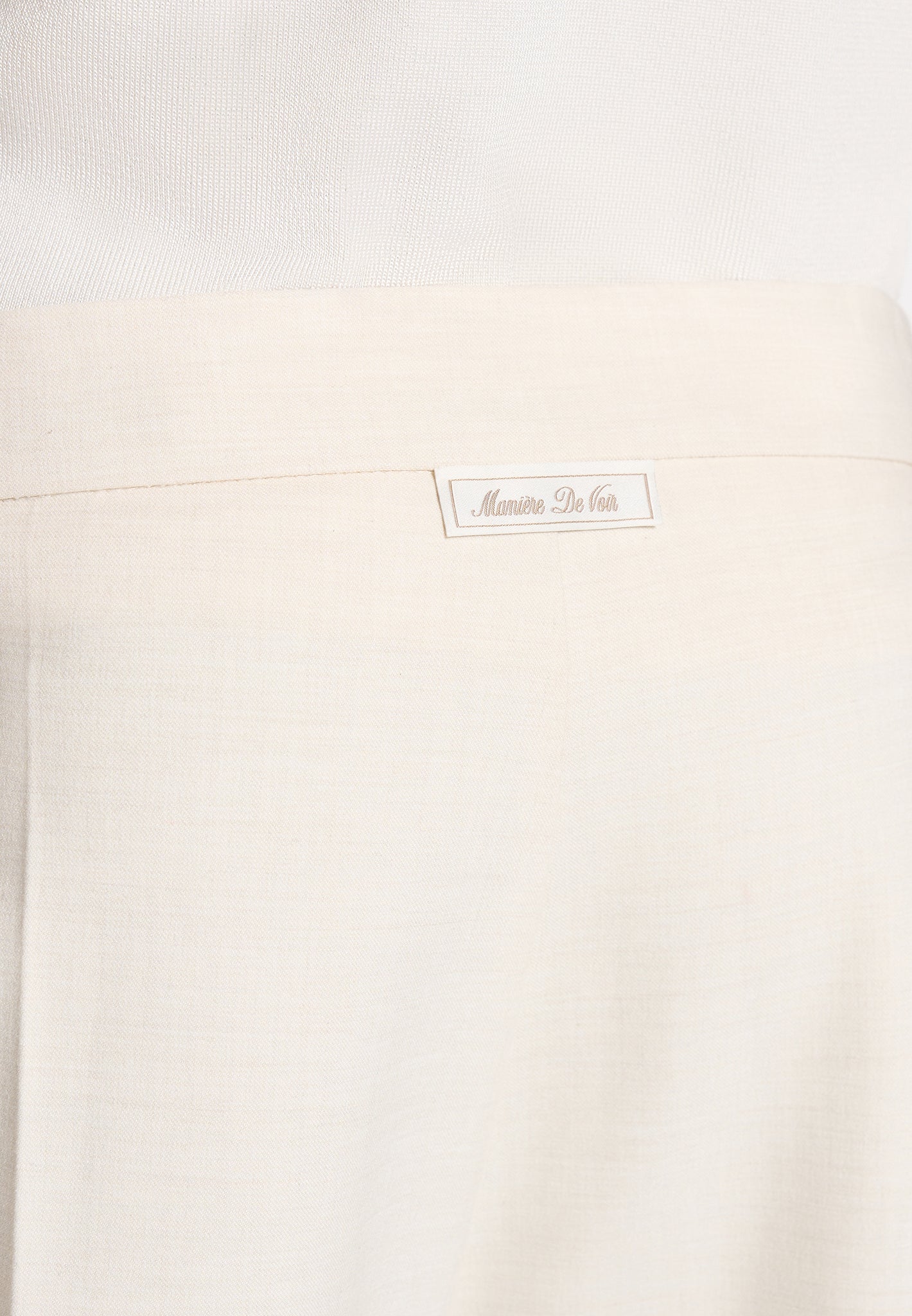 Henri - Foldover Trousers - Cream