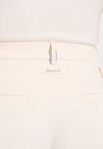 Dorian - Pleated Tailored Trousers - Cream