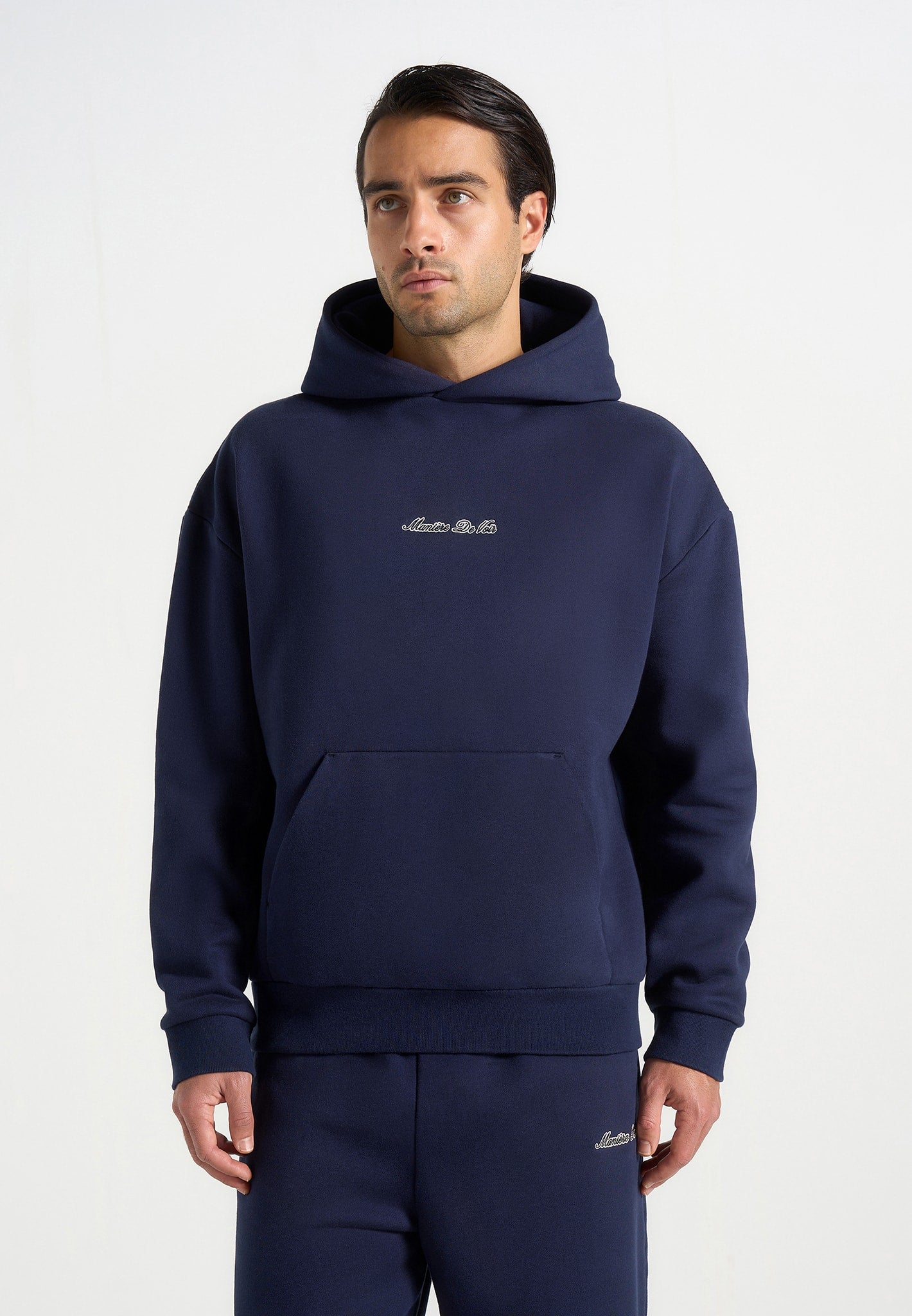 JS001 - Unisex Signature Relaxed Fit Hoodie - Navy