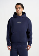JS001 - Unisex Signature Relaxed Fit Hoodie - Navy