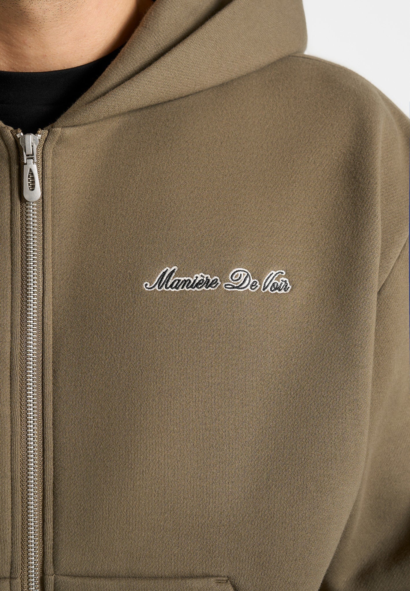 JS002 - Unisex Signature Relaxed Fit Zip Hoodie - Olive