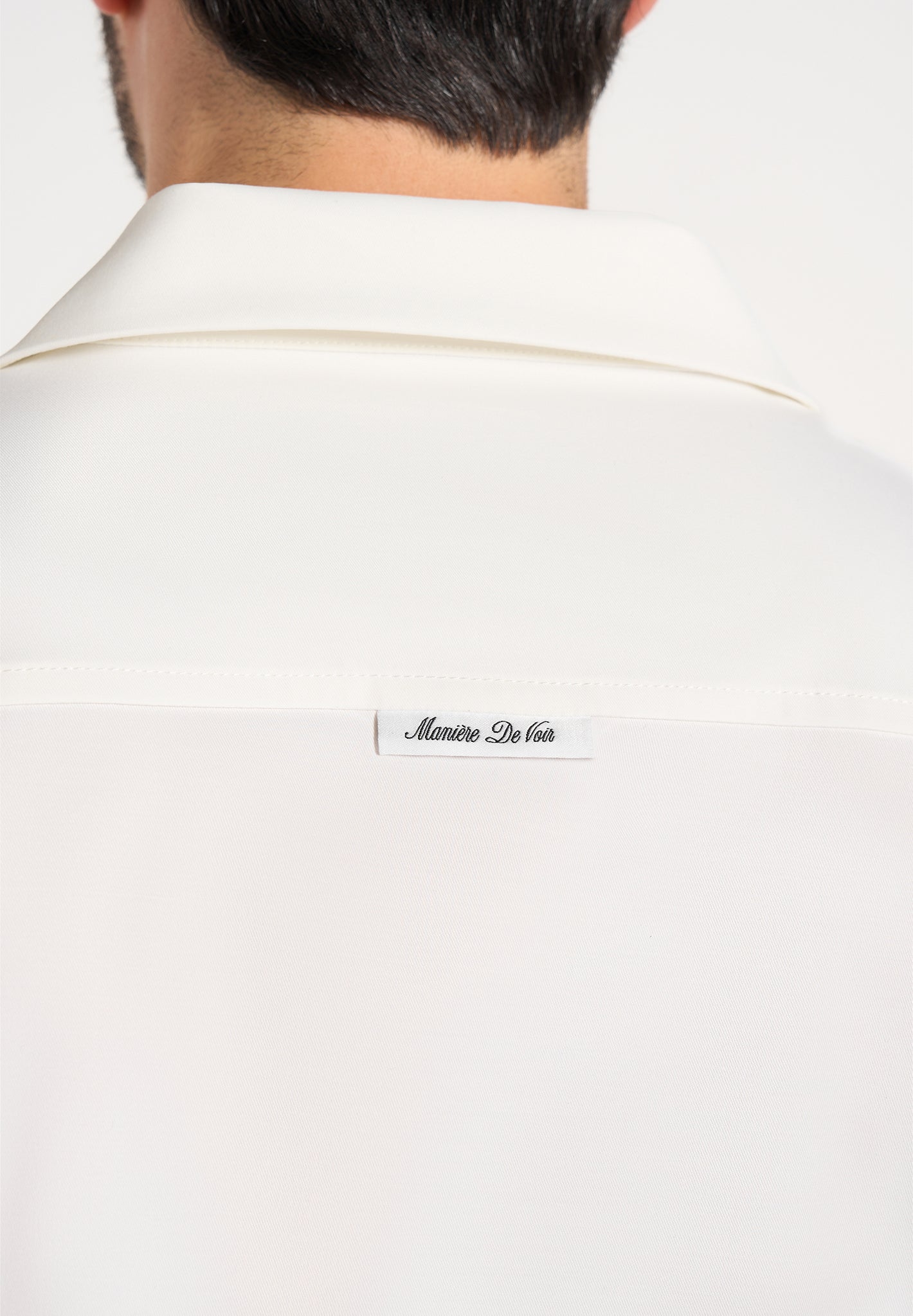 Alban - Double Breasted Shirt - White