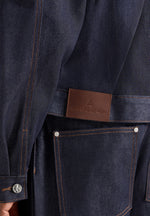 Damien - Boxy Fit Denim Jacket - Indigo