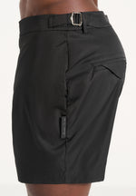 Brian - Polished Nylon Swim Shorts - Black