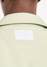 Abel - Boxy Double Breasted Tailored Shirt - Sage