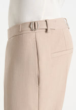 Hubert - Slim Fit Tailored Trousers - Beige