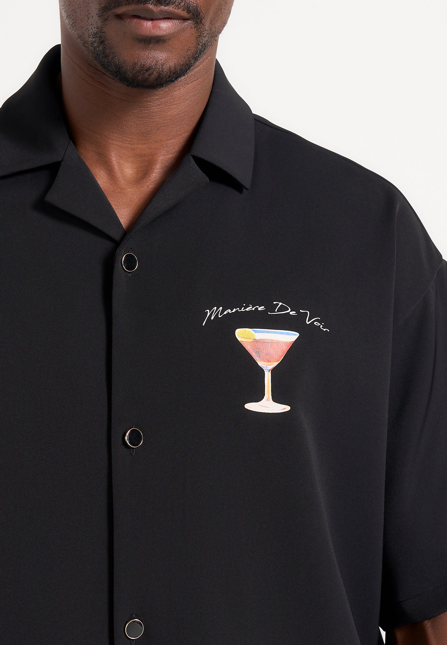 St. Barts - Relaxed Fit Shirt - Black