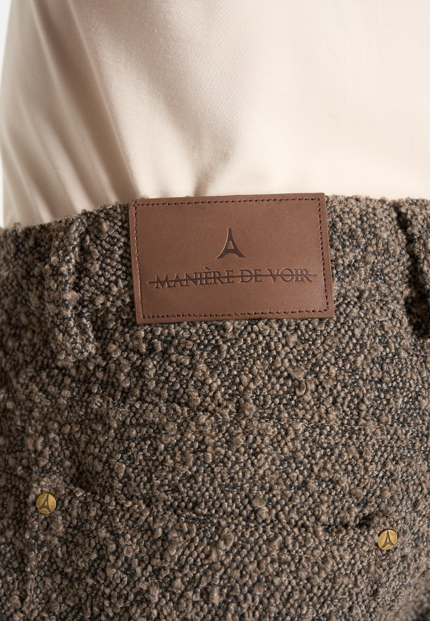 Arnault - Boucle Relaxed Fit Jeans - Brown