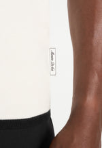 Lambert - Contrast Detail Knit Polo Shirt - Cream