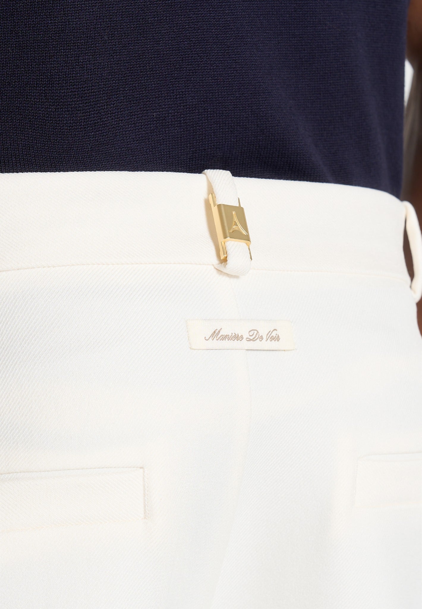 Joseph - Regular Fit Tailored Trousers - Off White