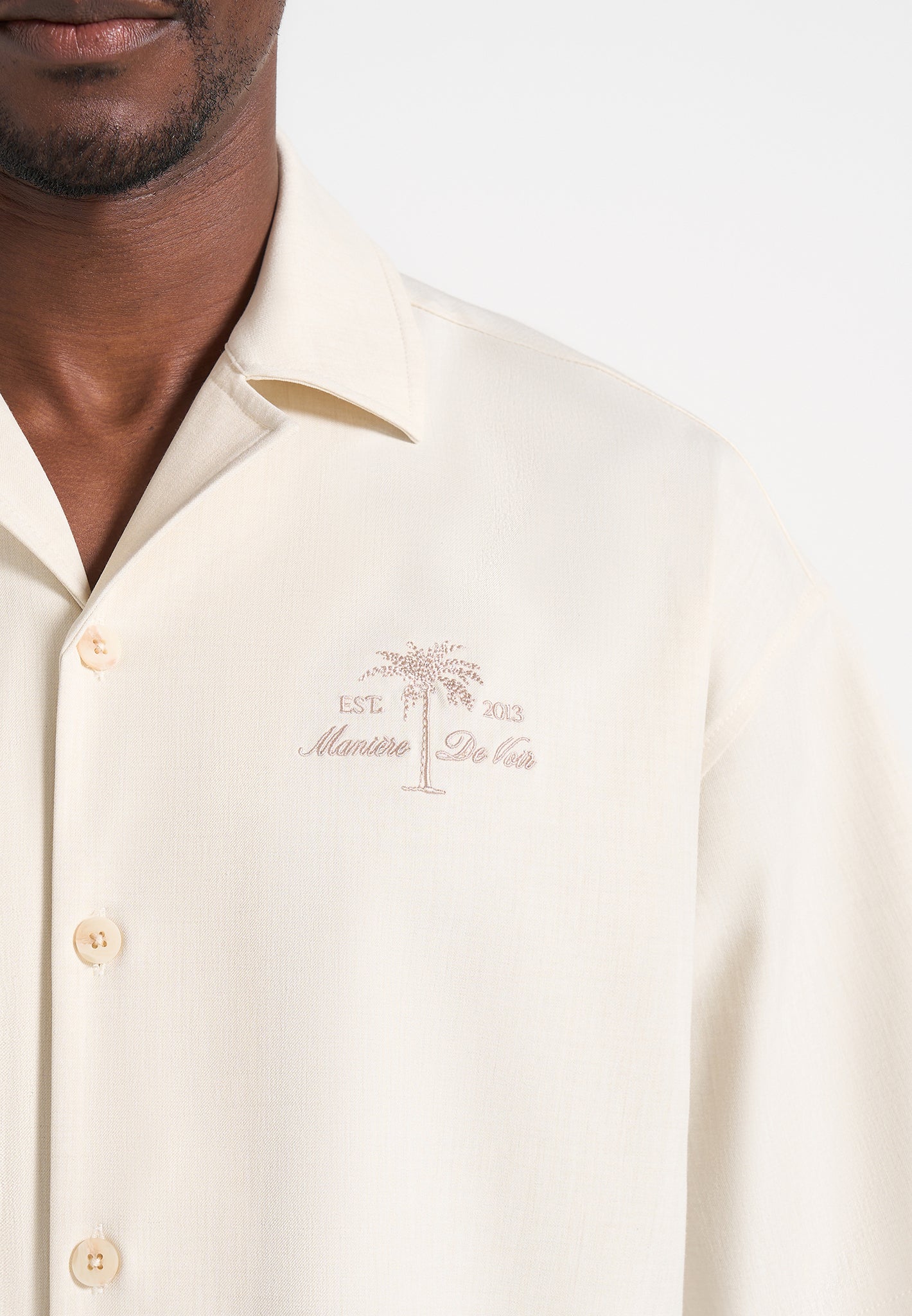 alexis-unisex-cote-dazur-boxy-shirt-cream