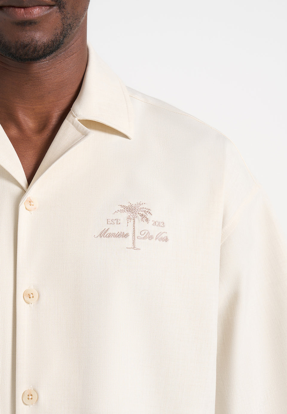 alexis-unisex-cote-dazur-boxy-shirt-cream