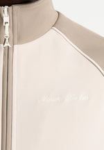 Signature Piped Track Jacket - Taupe/Beige