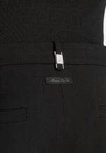 Pierre - Twin Pleat Tailored Trousers - Black