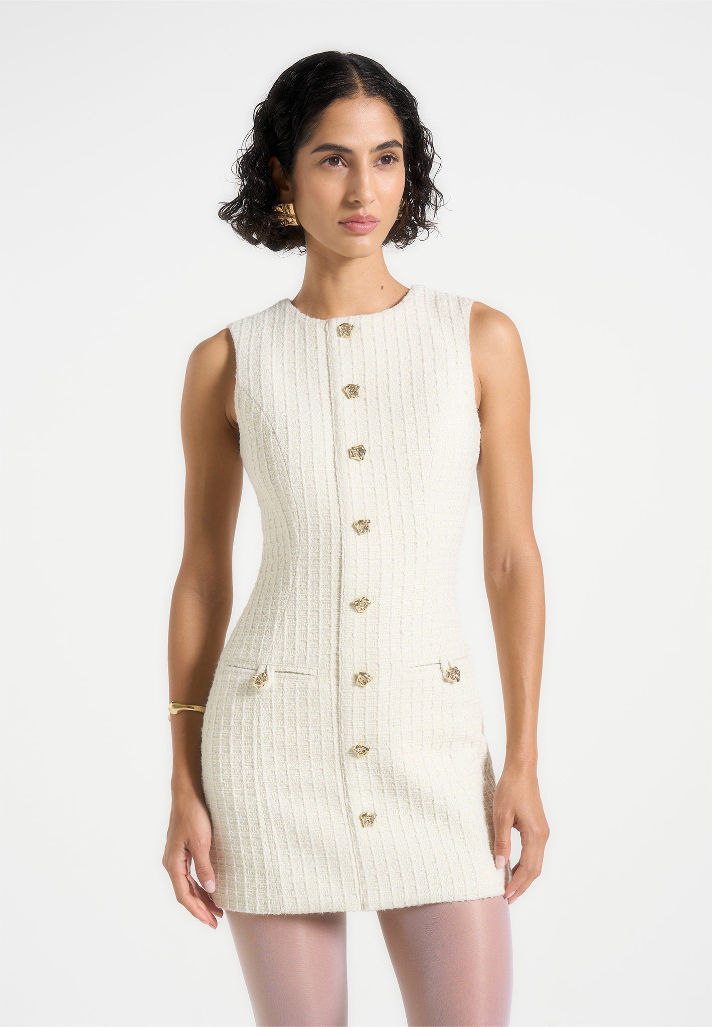 nadine-tweed-mini-dress-cream