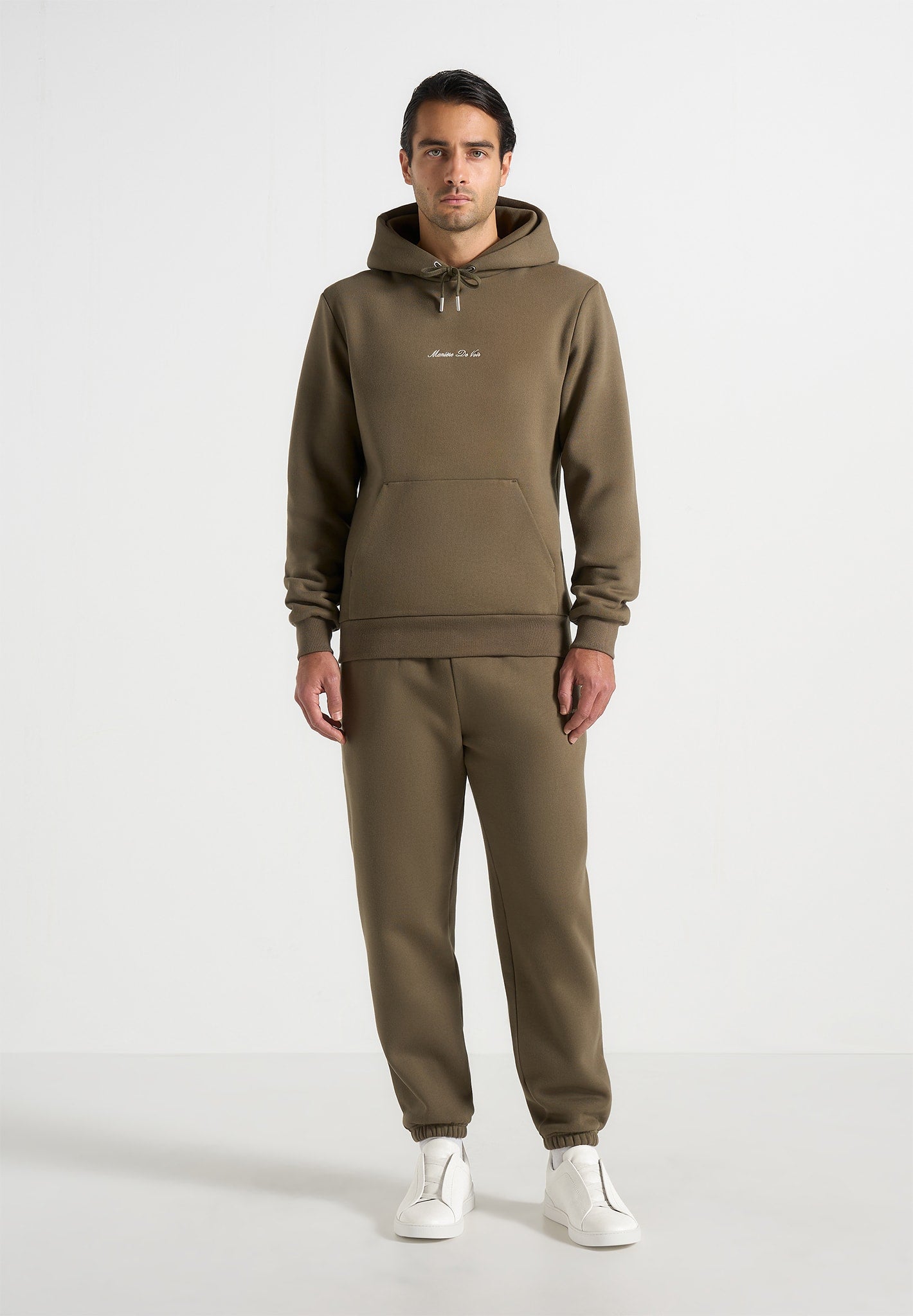 Gustave - Signature Regular Fitted Hoodie - Olive 