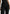 Caroline - Tacked Suede Flared Trousers - Black