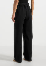 Avery - Unisex Neoprene Relaxed fit Joggers - Black