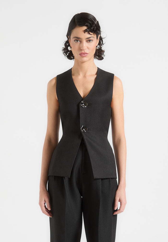 cinch-waistcoat-with-oversized-buttons-black