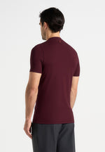 Armand - Fitted Luxe T-Shirt - Wine Red