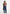 Faye - Wide Mid Rise Jeans With Tie Waist - Indigo