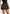 Zoe - Satin Balloon Shorts - Espresso/Black